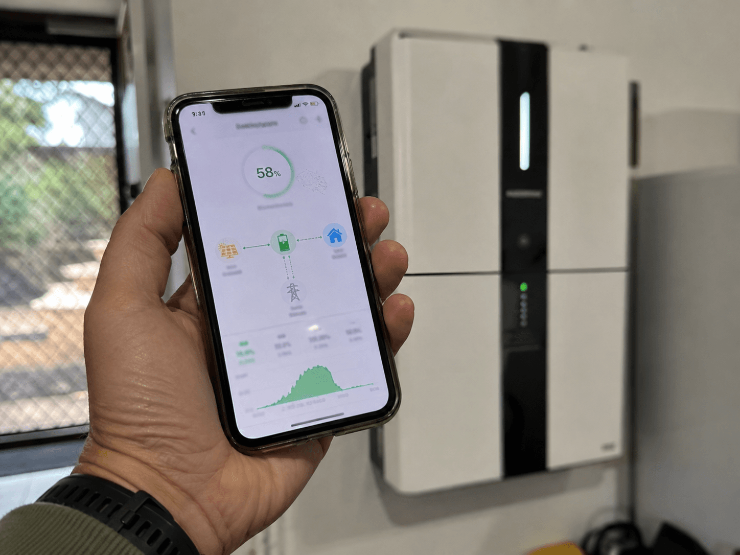 Thuisbatterij-installatie project 8